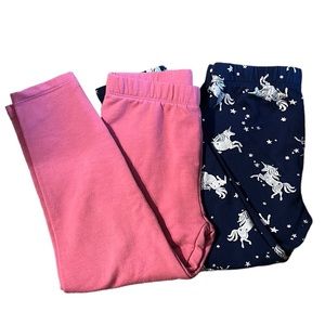 Jumping beans fleece line leggings 5t - two pairs